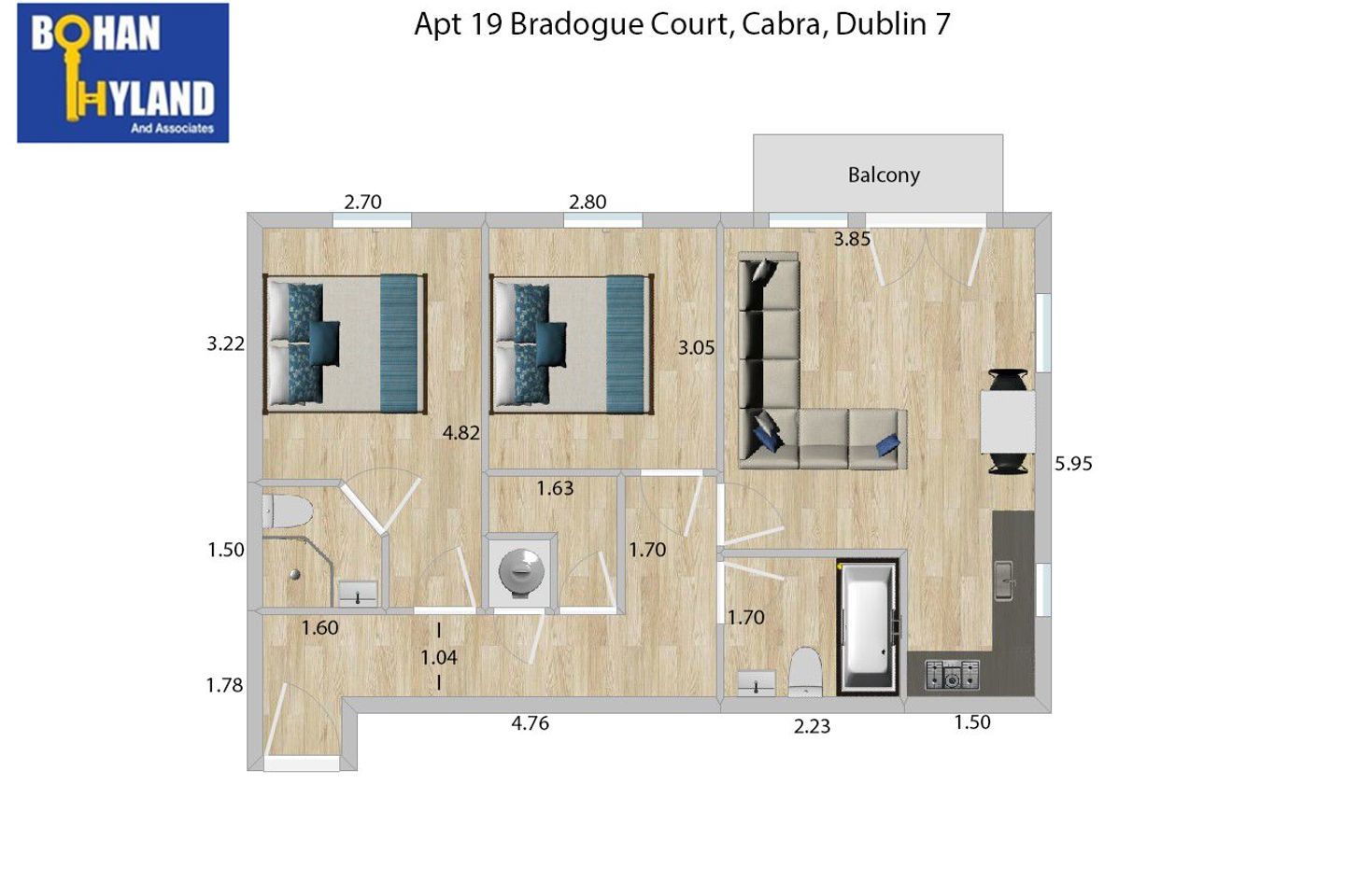 19 Bradogue Court, Annamoe Road, Cabra, Dublin 7, D07WF60 13