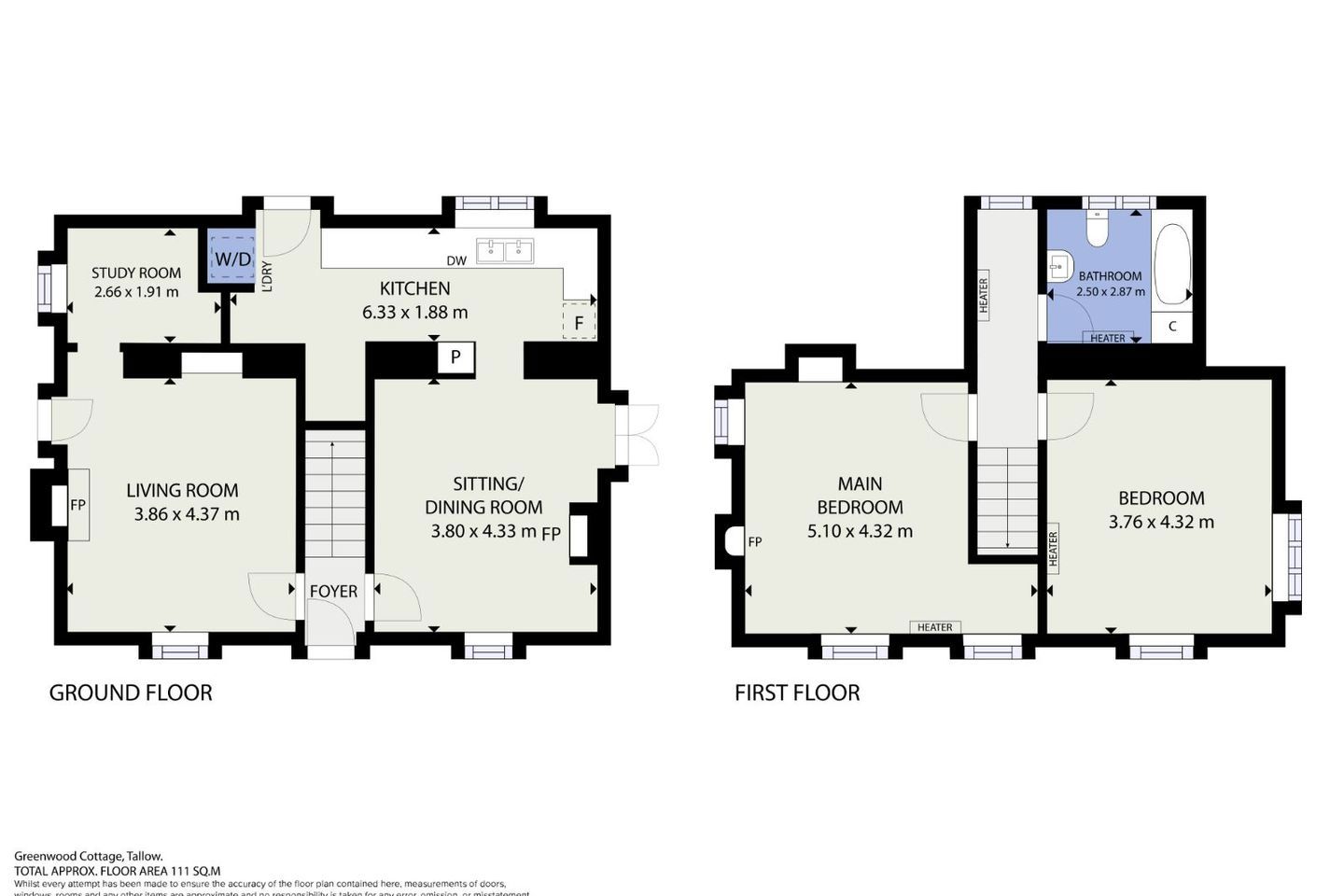 Greenwood Cottage, Green Road, Sapperton South, Tallow, Co. Waterford, P51YY72